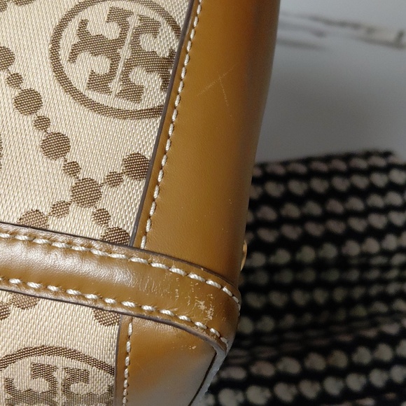 Tory Burch T Mongram Jacquard Tote - Picture 10 of 12